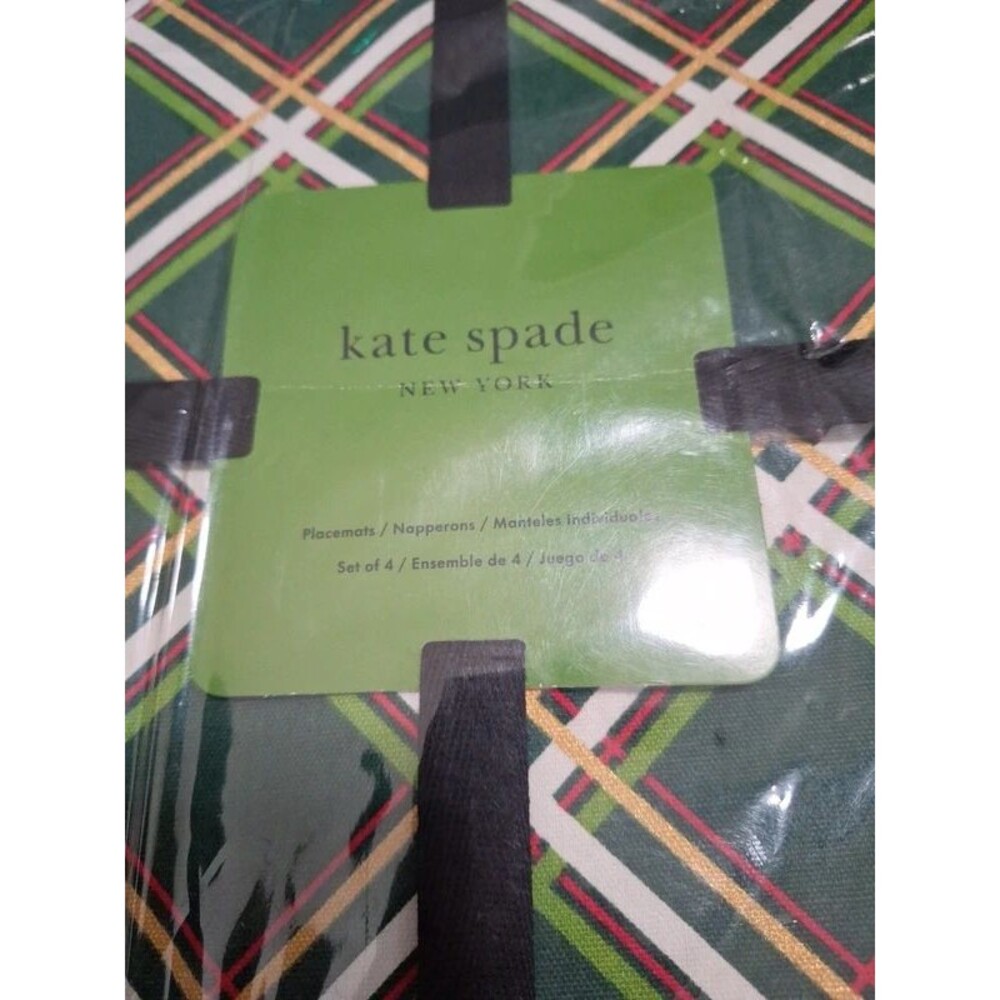 Kate Spade 4 pack Holiday placemats NEW